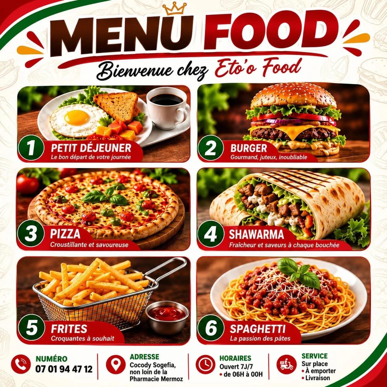 Eto'o Food — en images
